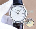Replica Japan Movement Rolex Oyster Perpetual Datejust 40mm White Face Watch 